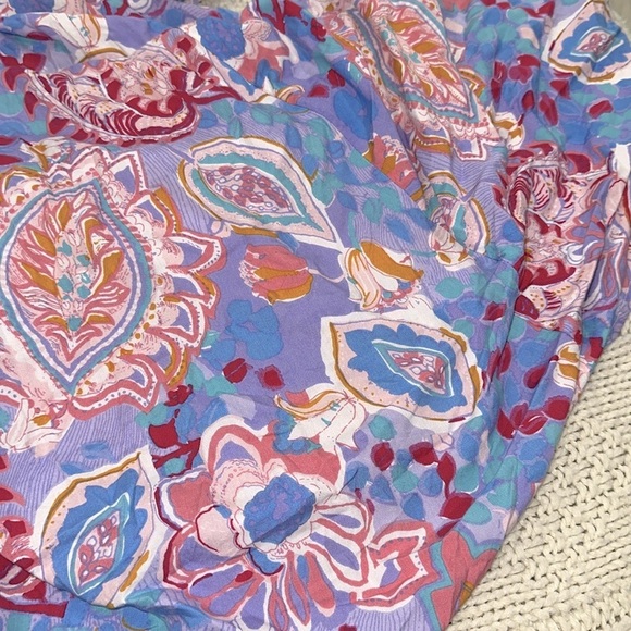 Umgee Vibrant Paisley floral maxi Dress size medium oversized and flowy - Picture 8 of 12